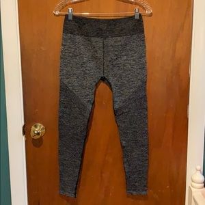 Black and Grey Fabletics Leggings